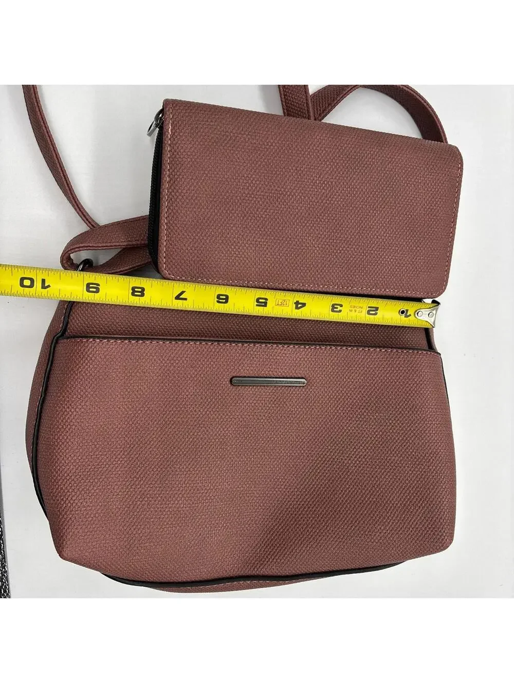 Women's Crossbody Bag and Matching Wallet Set Maeve Purple-ish Both New